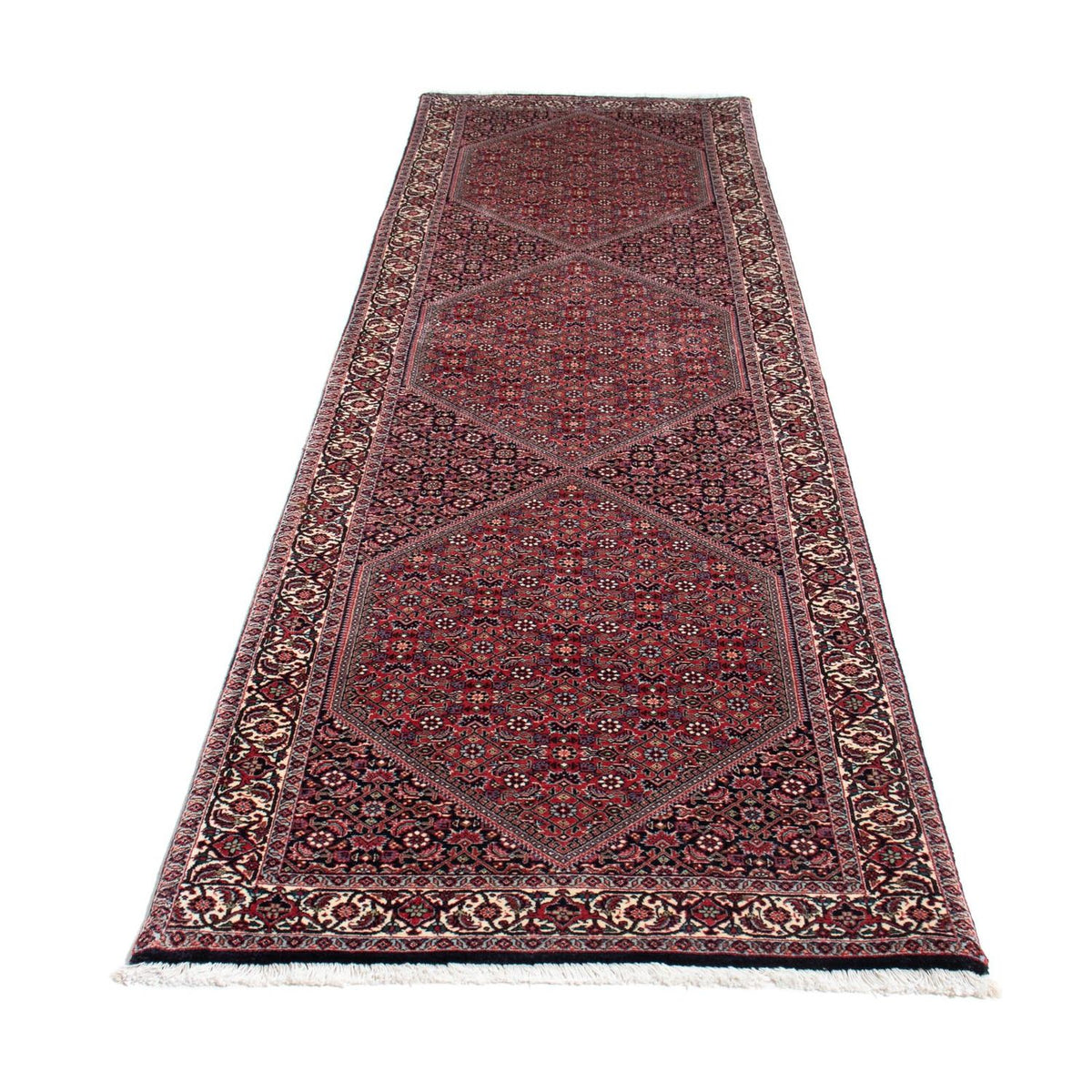 Runner Perser Rug - Bidjar - 313 x 84 cm - dark blue