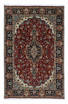 Qom Rug 138x204cm - Persian Rugs - Rectangle / Dark Red / 138 x 204 cm Rectangle