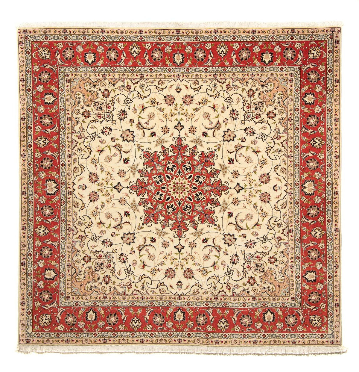 Perser Rug - Tabriz - Royal square  - 209 x 208 cm - beige