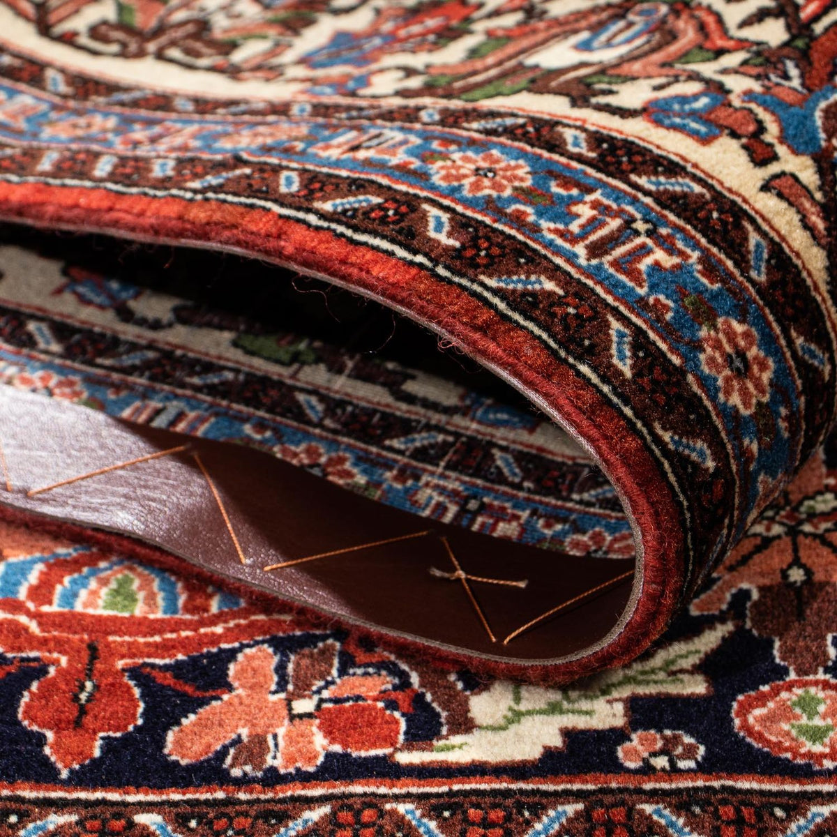 Perser Rug - Ghom - 186 x 141 cm - dark blue