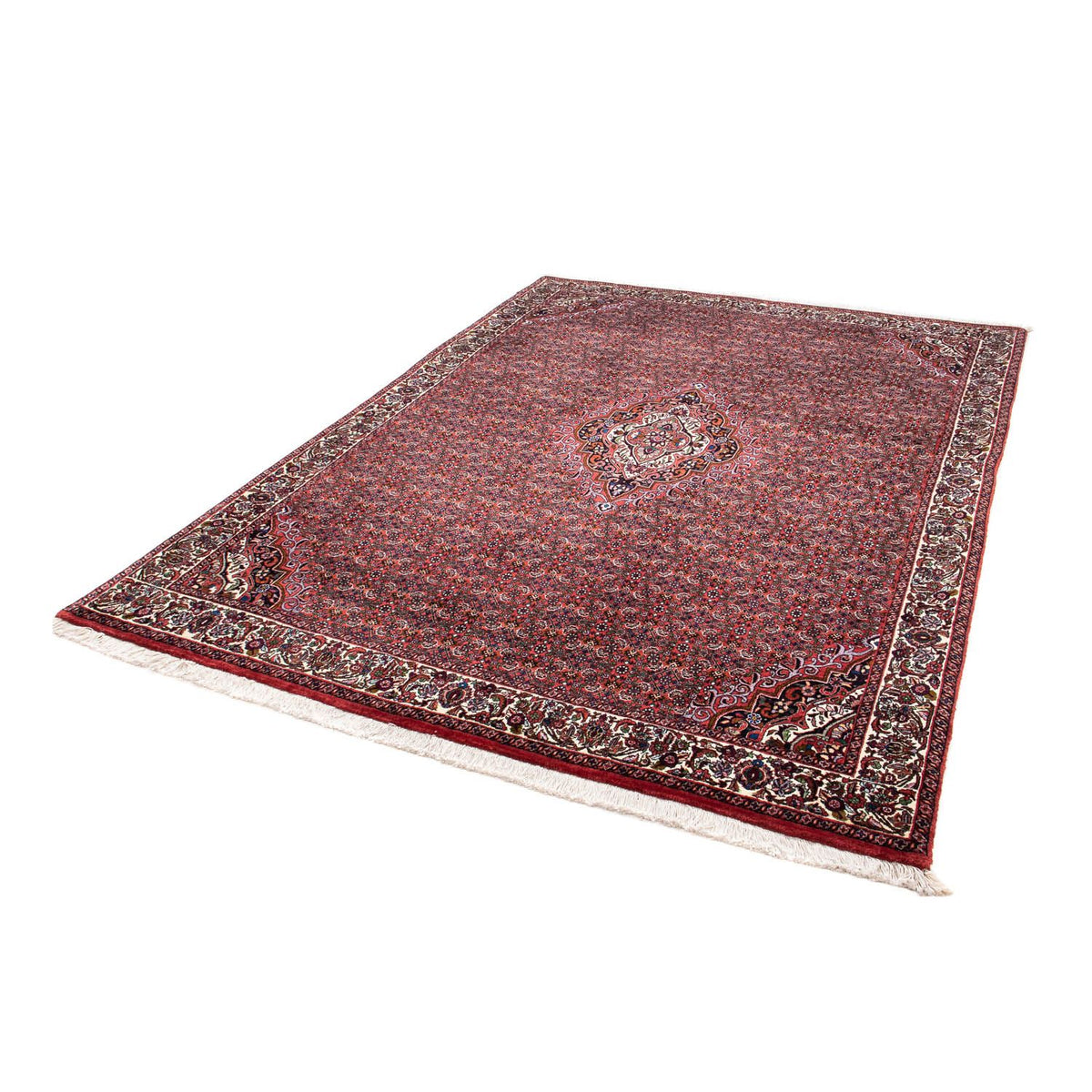 Perser Rug - Bidjar - 241 x 172 cm - dark red