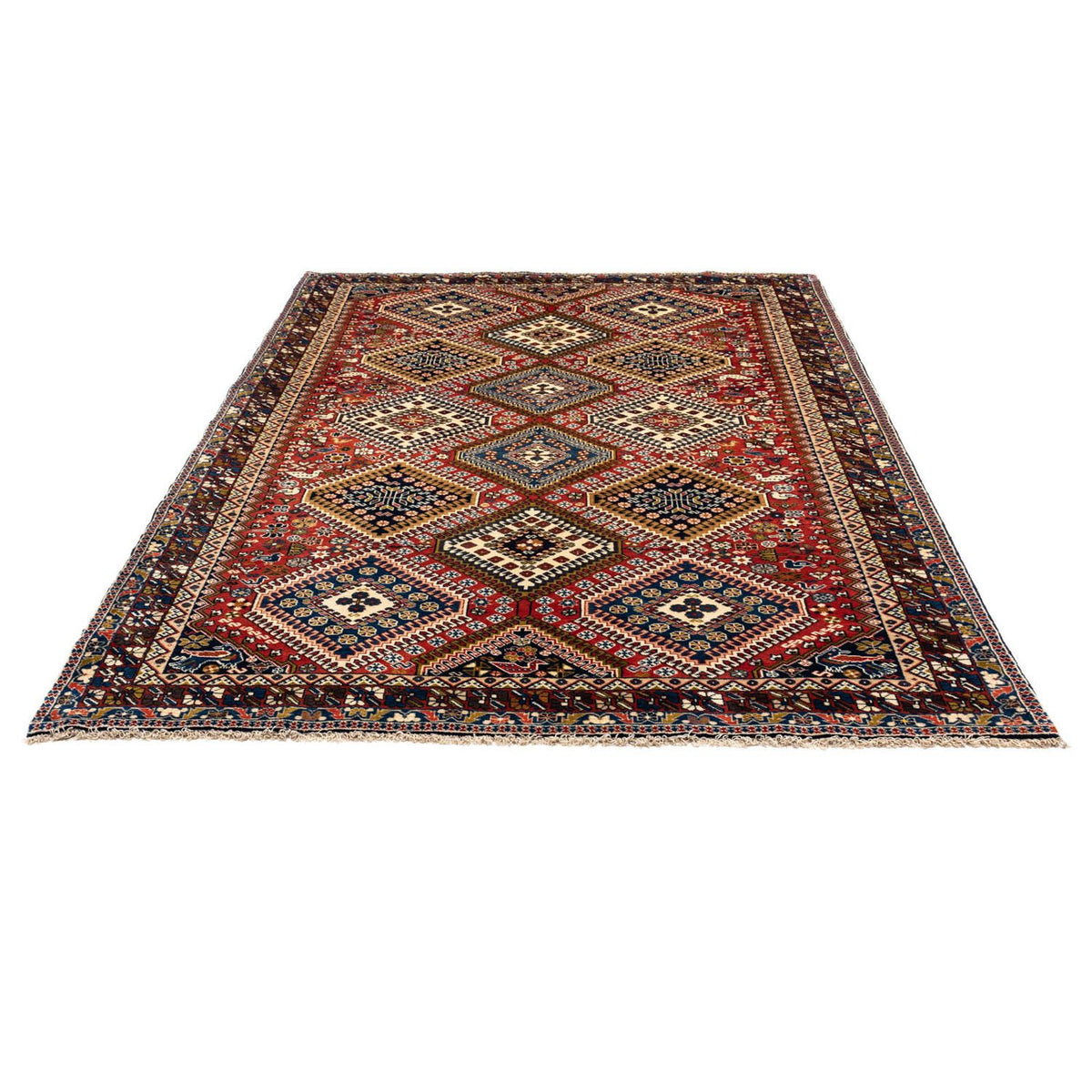 Perser Rug - Nomadic - 307 x 203 cm - red