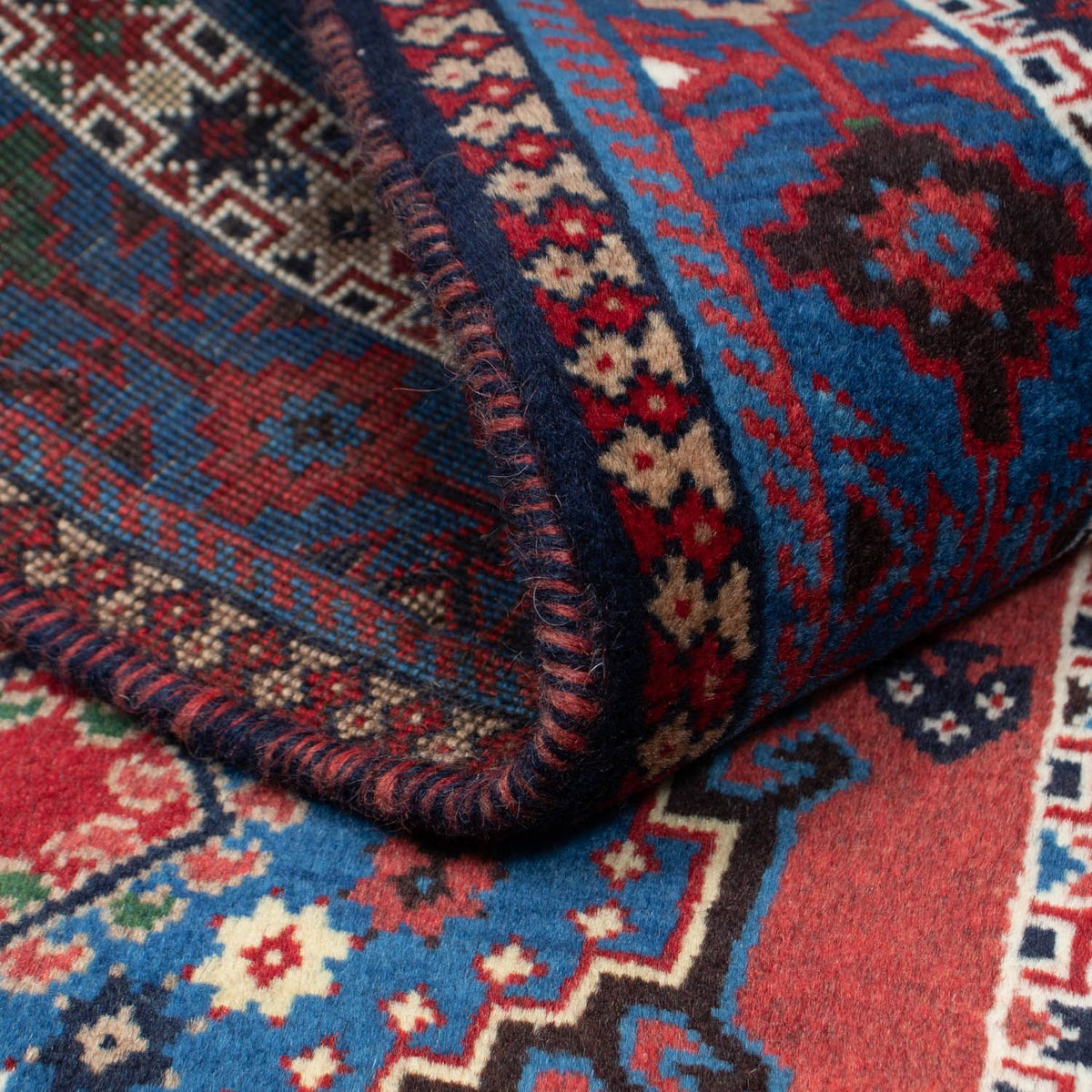 Perser Rug - Nomadic - 140 x 100 cm - dark red