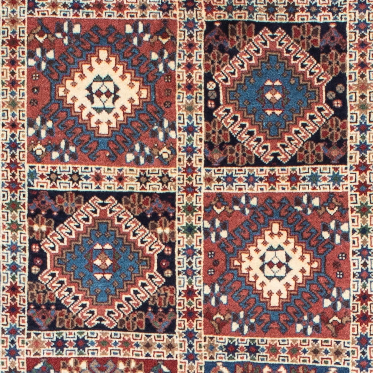 Runner Perser Rug - Nomadic - 197 x 84 cm - dark red