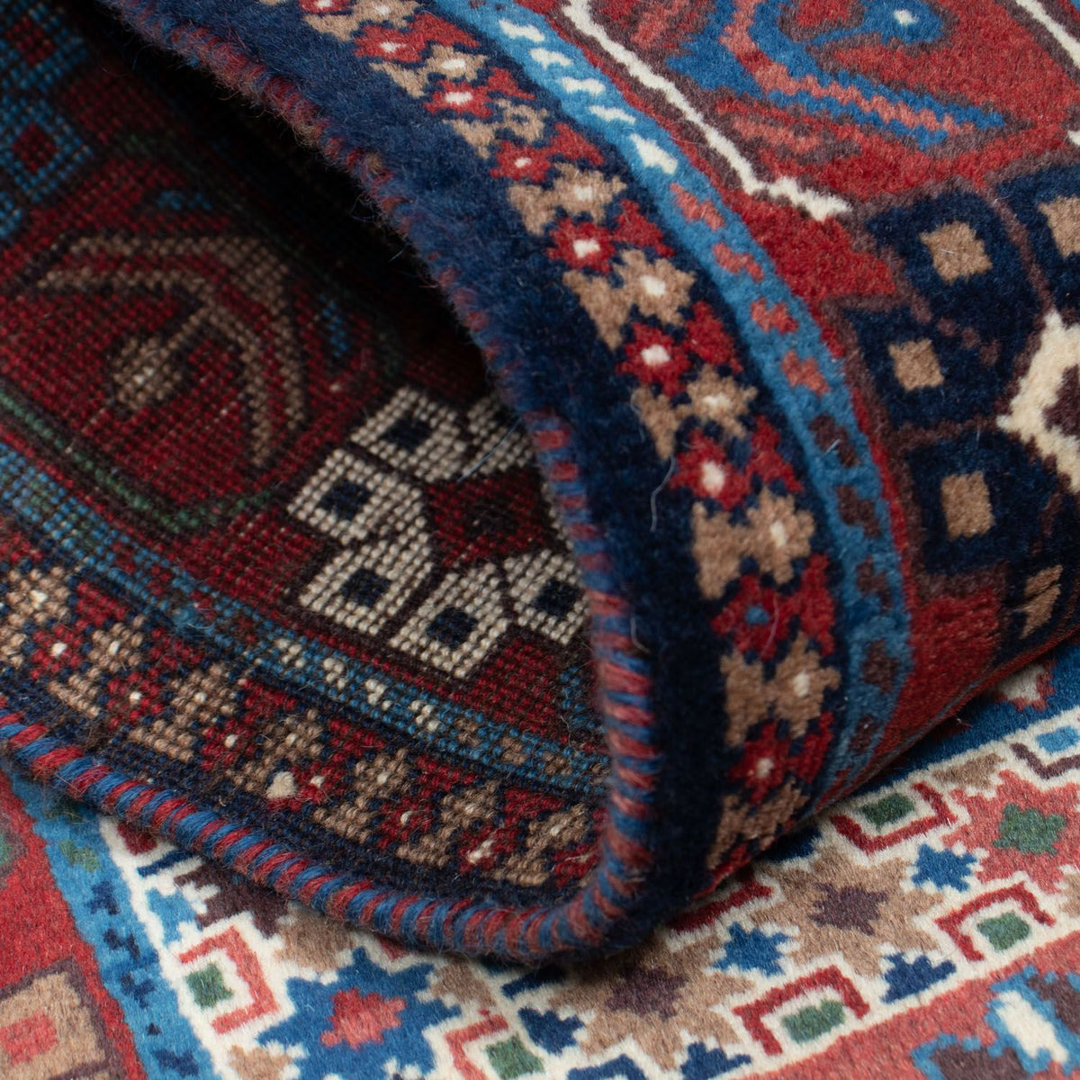 Runner Perser Rug - Nomadic - 197 x 84 cm - dark red