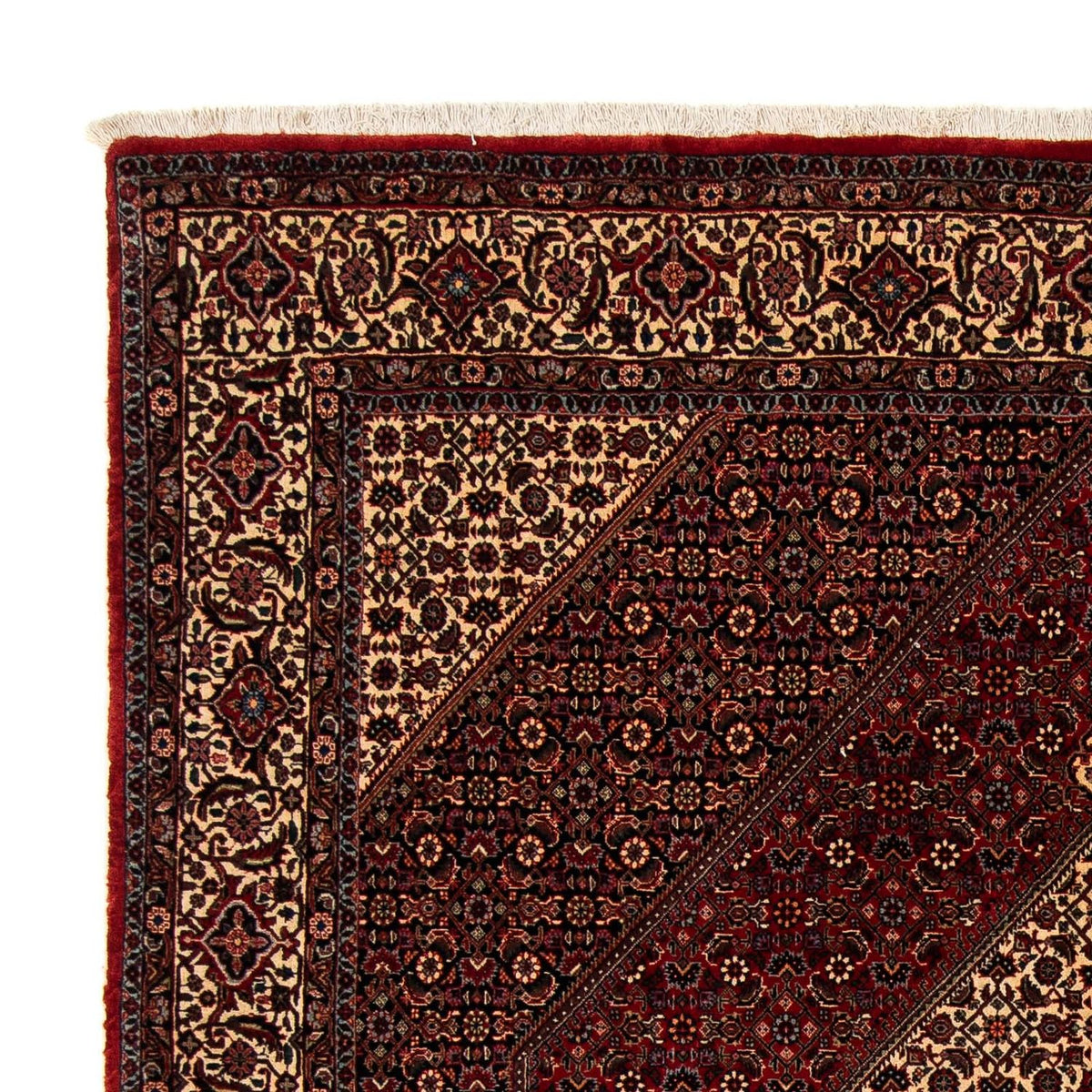Perser Rug - Bidjar - 255 x 202 cm - dark red