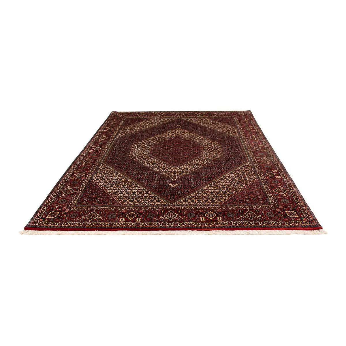 Perser Rug - Bidjar - 262 x 203 cm - dark red