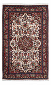 Bidjar Rug 134x222cm - Persian Rugs - Rectangle / Beige / 134 x 222 cm Rectangle