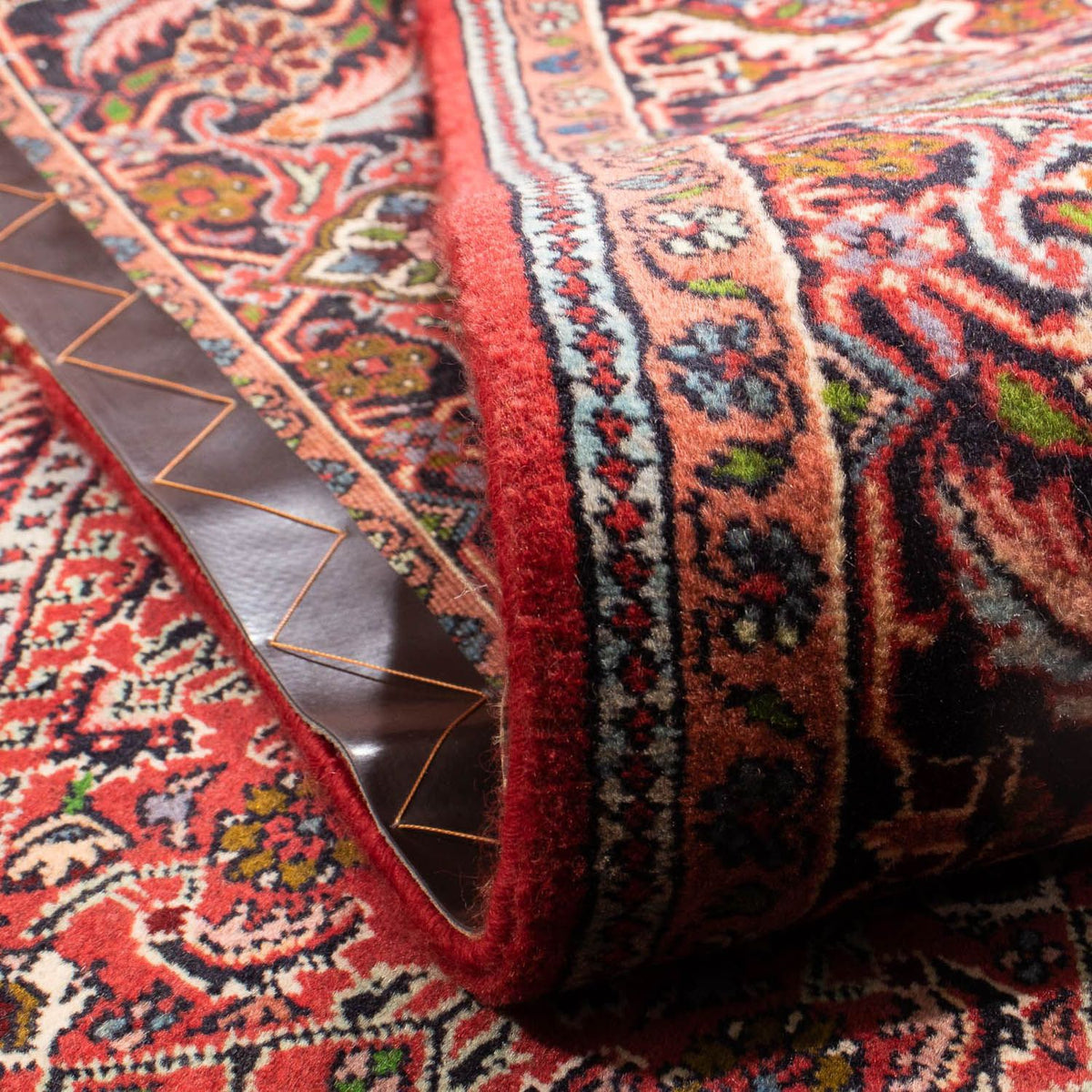 Perser Rug - Bidjar - 251 x 173 cm - dark red