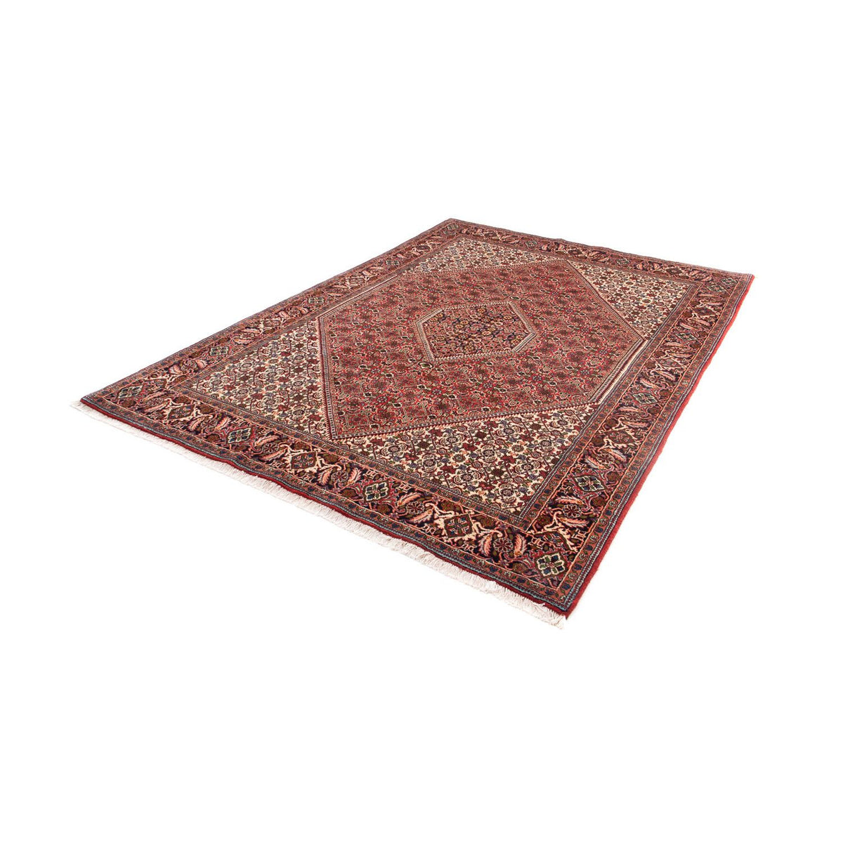 Perser Rug - Bidjar - 251 x 173 cm - dark red