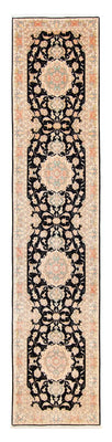 Runner Perser Rug - Tabriz - Royal - 419 x 87 cm - dark blue