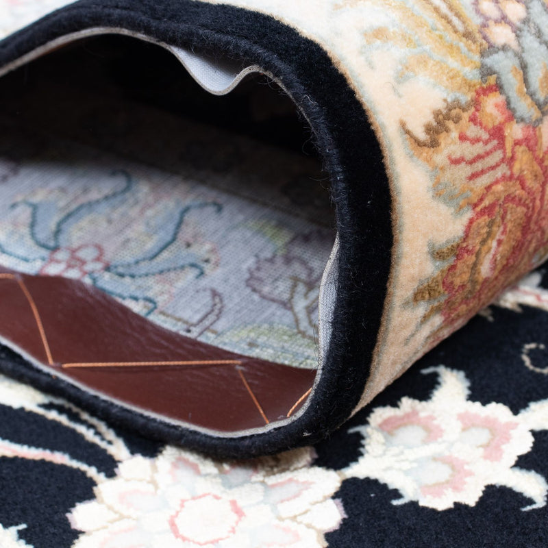 Runner Perser Rug - Tabriz - Royal - 419 x 87 cm - dark blue