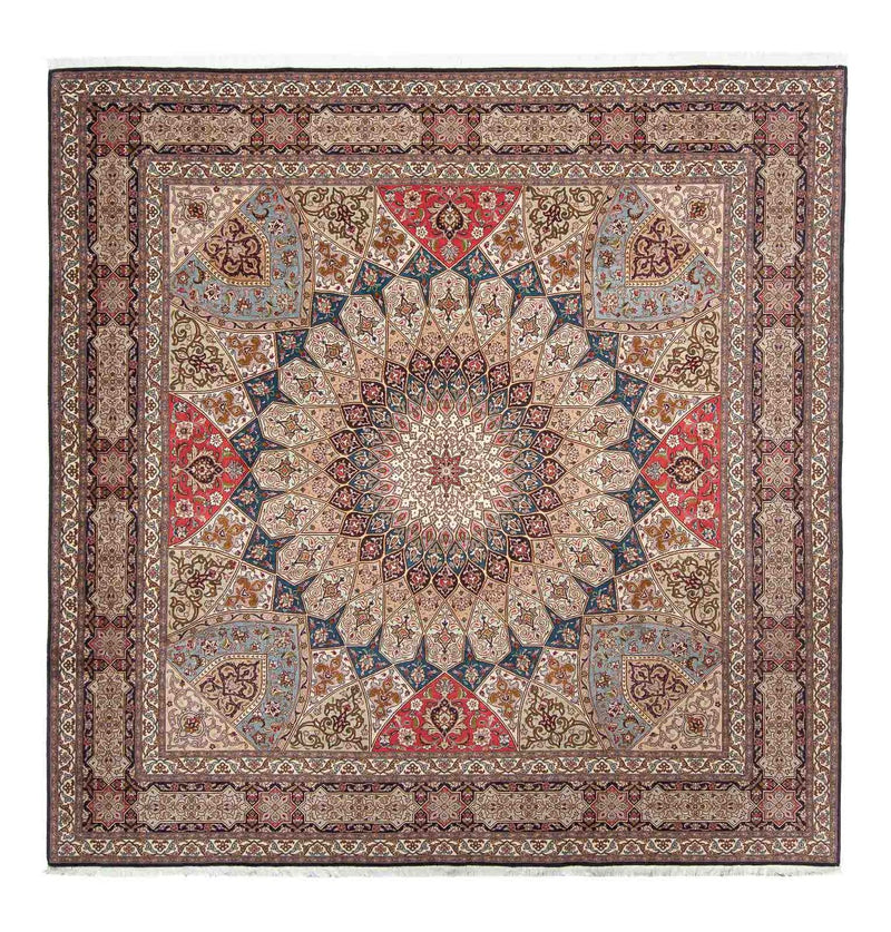 Perser Rug - Tabriz - Royal square  - 253 x 251 cm - light brown