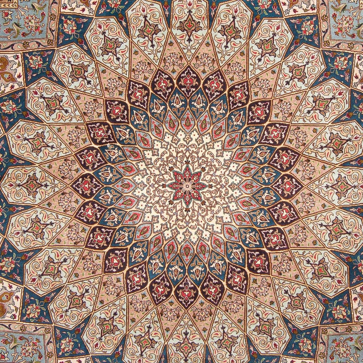 Perser Rug - Tabriz - Royal square  - 253 x 251 cm - light brown