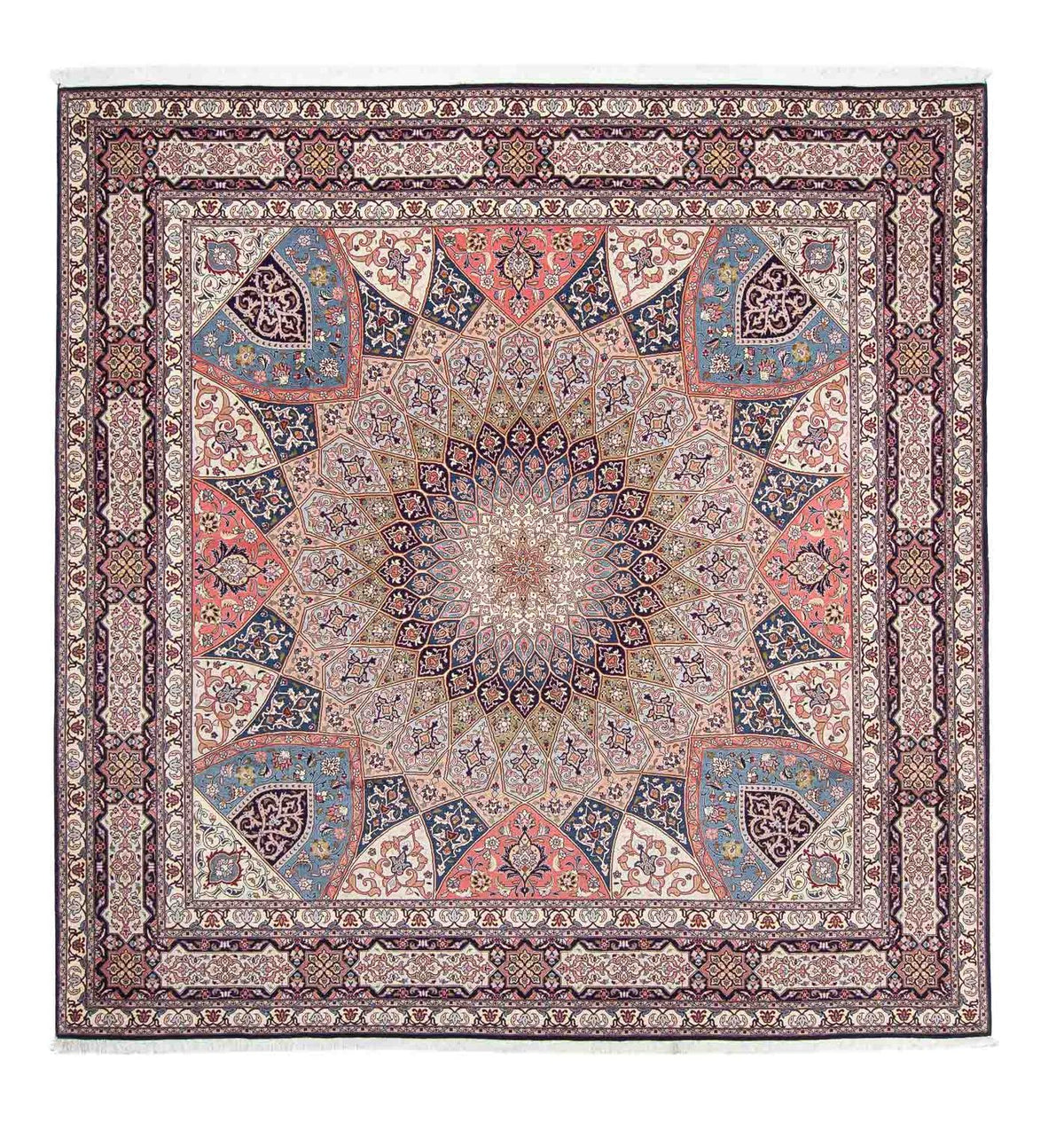 Perser Rug - Tabriz - Royal square  - 257 x 255 cm - light brown