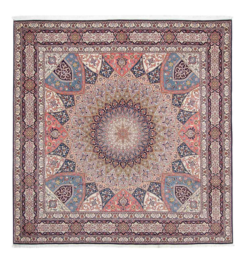 Perser Rug - Tabriz - Royal square  - 257 x 255 cm - light brown