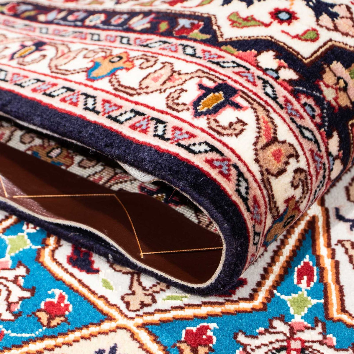 Perser Rug - Tabriz - Royal - 252 x 167 cm - light brown