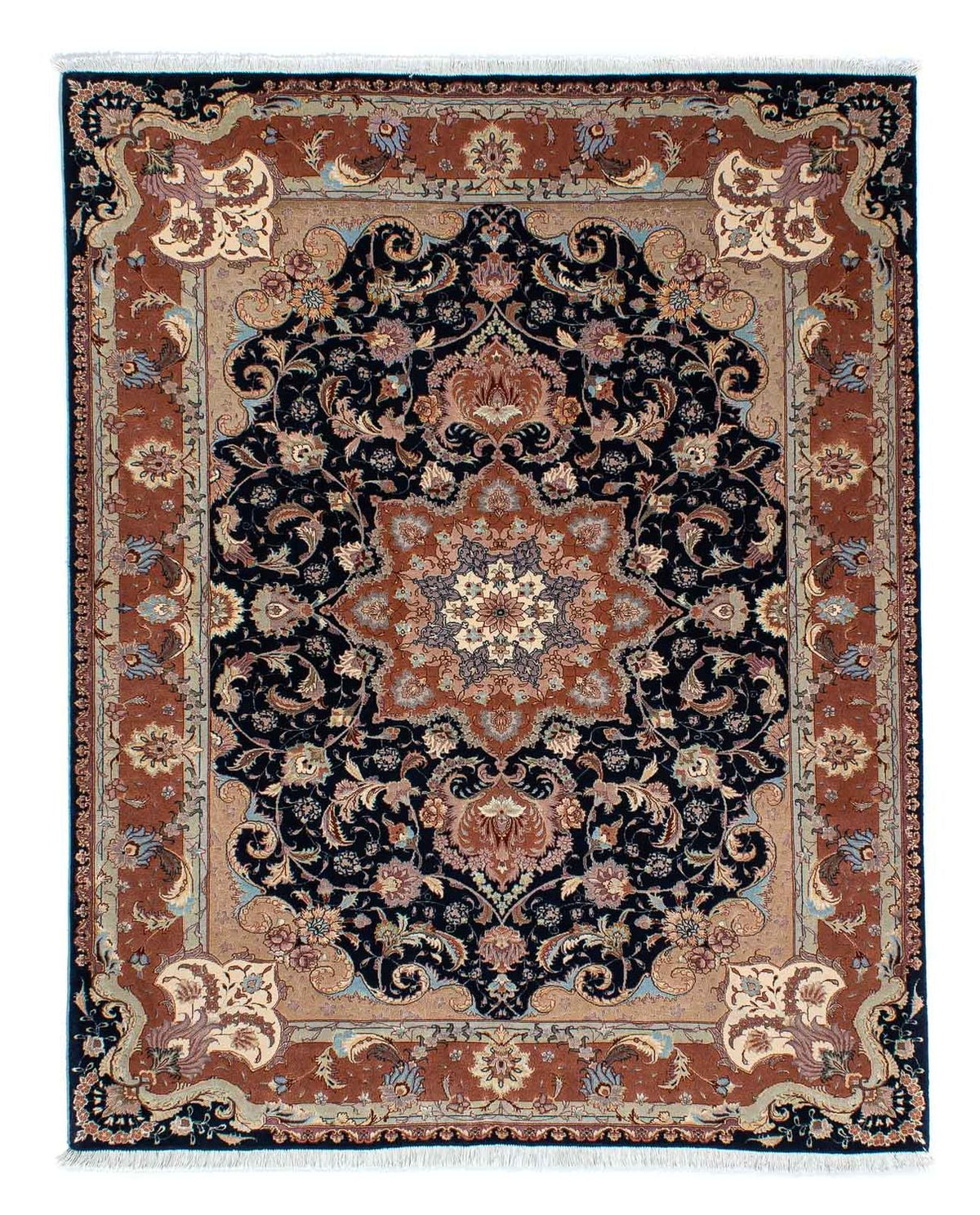 Perser Rug - Tabriz - Royal - 200 x 155 cm - dark blue