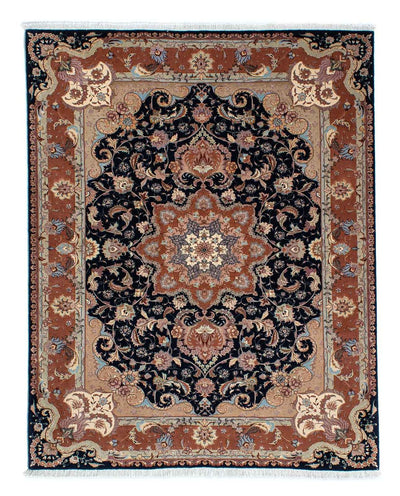 Tabriz - 50 Raj Rug 155x200cm - Persian Rugs - dark blue