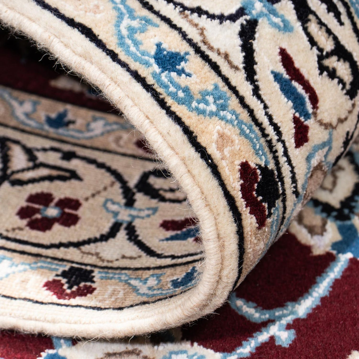 Perser Rug - Nain - Royal - 182 x 110 cm - dark red