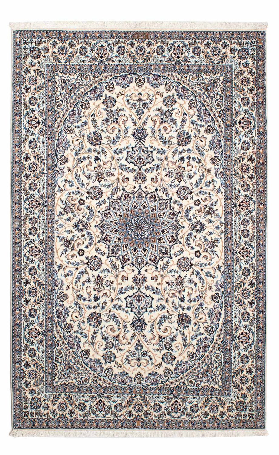 Perser Rug - Nain - Premium - 206 x 131 cm - beige