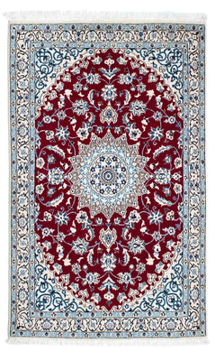 Runner Perser Rug - Nain - Royal - 177 x 107 cm - dark red