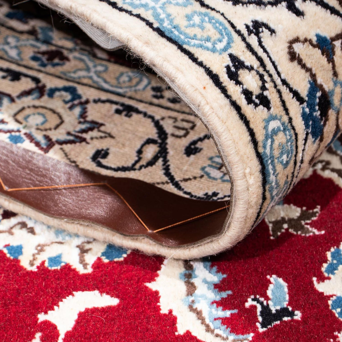 Runner Perser Rug - Nain - Royal - 177 x 107 cm - dark red