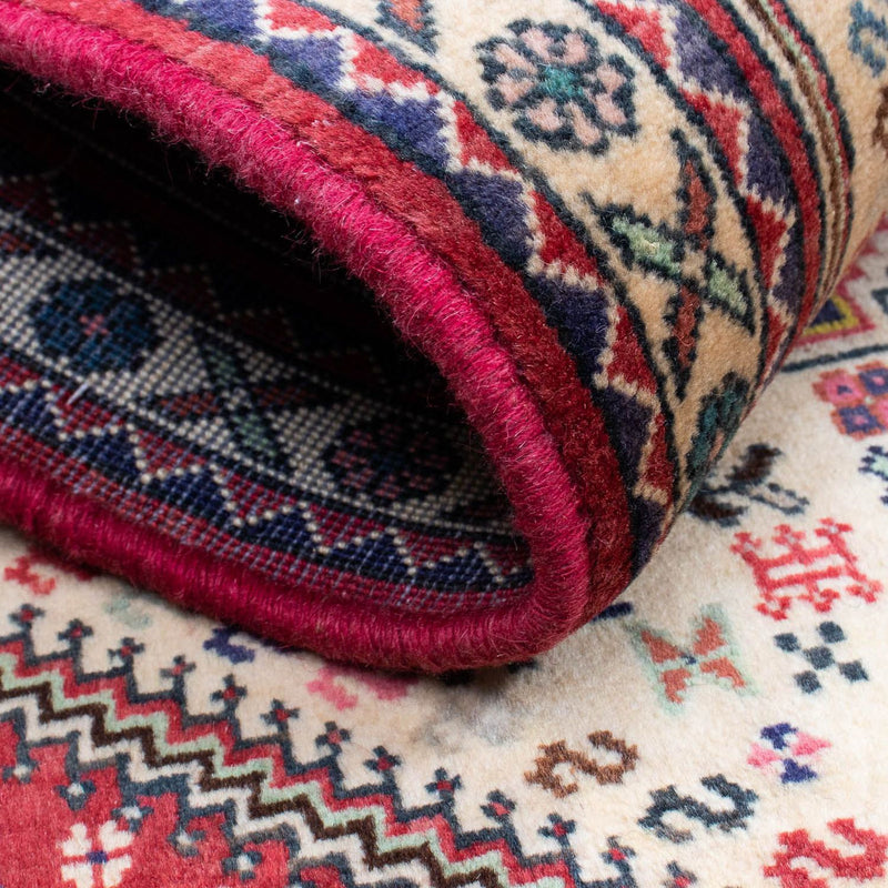 Perser Rug - Nomadic - 124 x 76 cm - light red