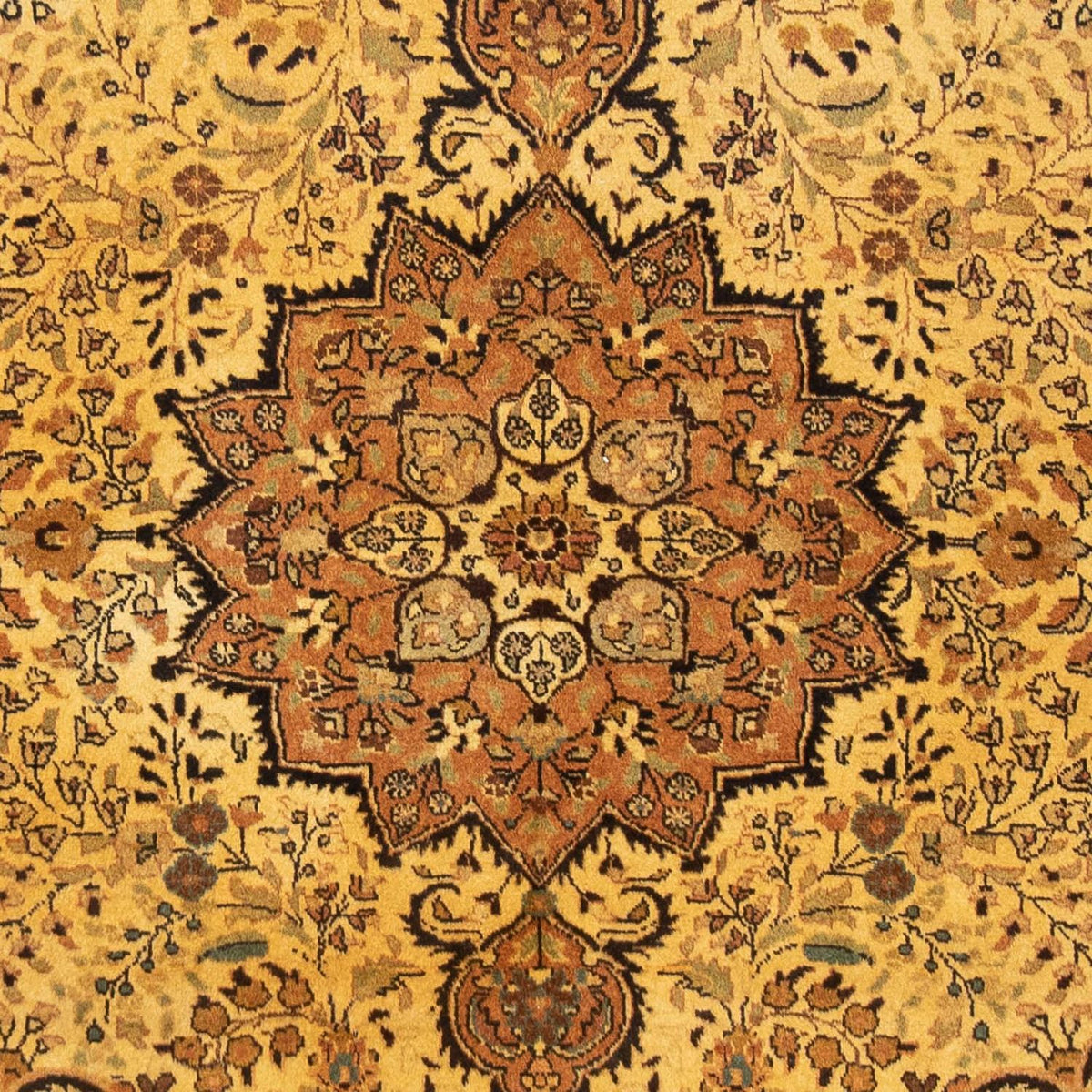Perser Rug - Tabriz - 205 x 154 cm - brown
