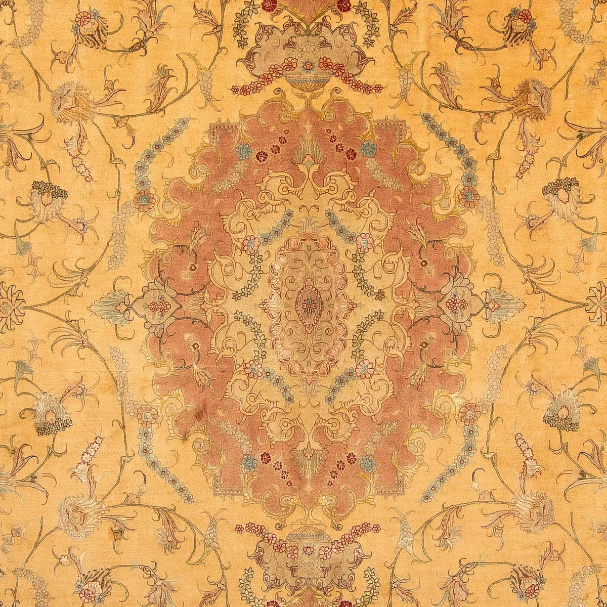 Perser Rug - Tabriz - Royal - 398 x 306 cm - gold