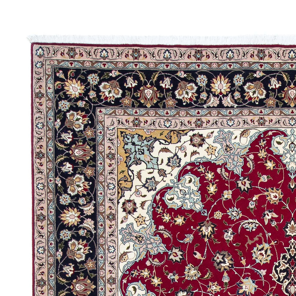 Tabriz - 50 Raj Rug 204x307cm - Persian Rugs
