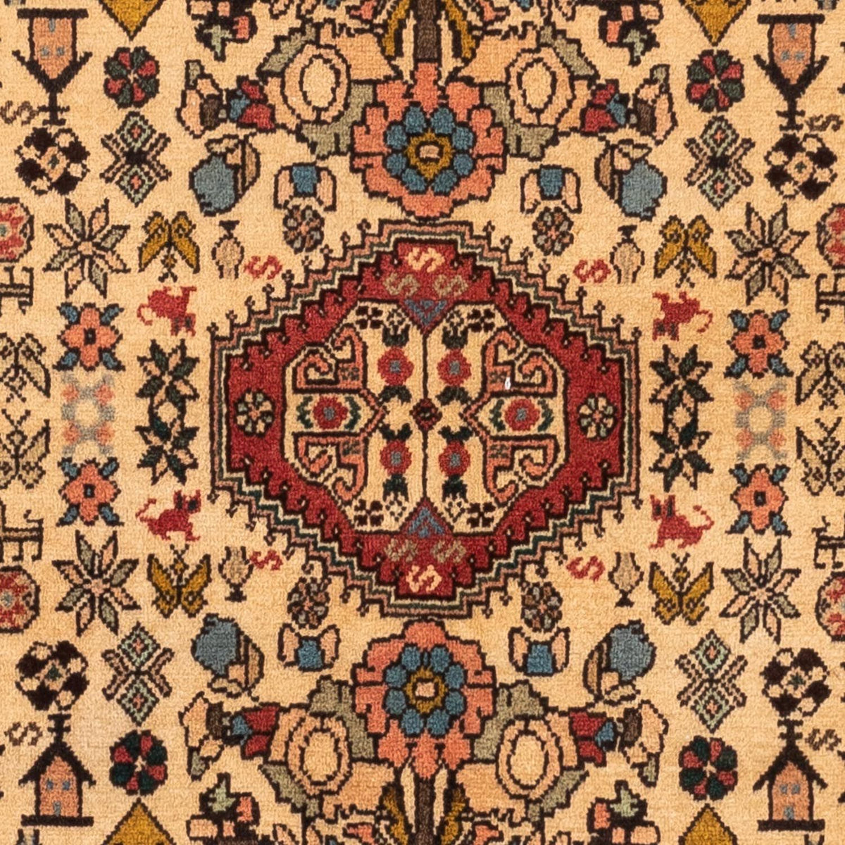 Perser Rug - Nomadic - 157 x 102 cm - light red