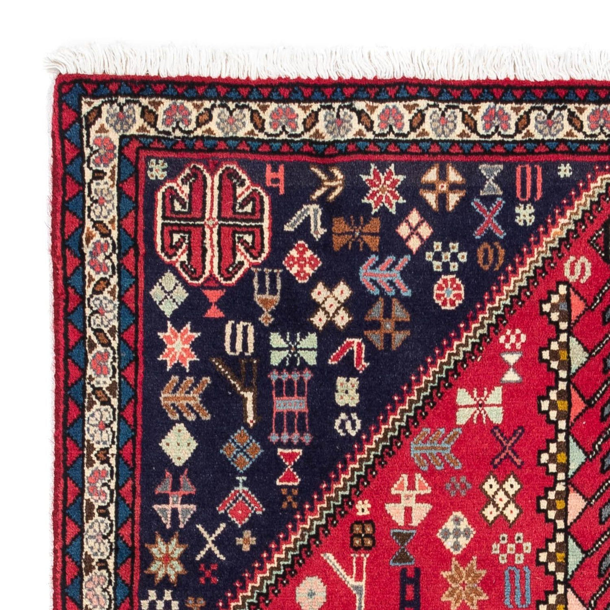 Perser Rug - Nomadic - 150 x 97 cm - red