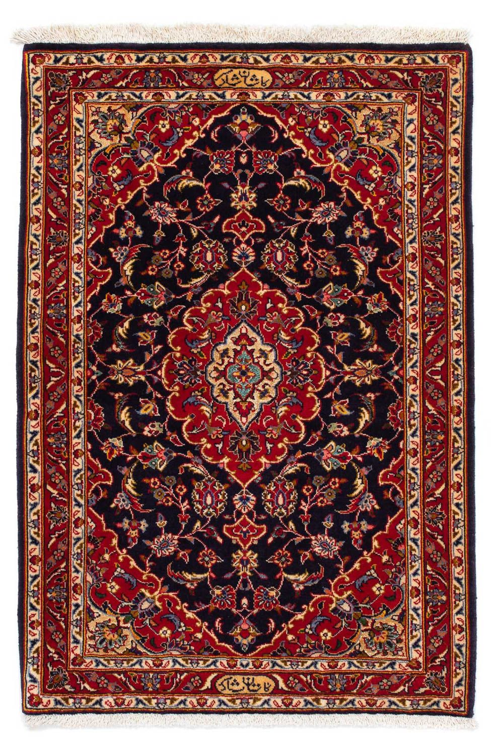 Perser Rug - Keshan - 118 x 80 cm - dark blue