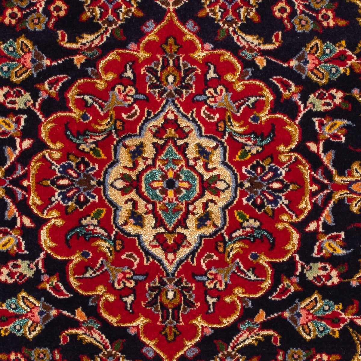 Perser Rug - Keshan - 118 x 77 cm - dark blue