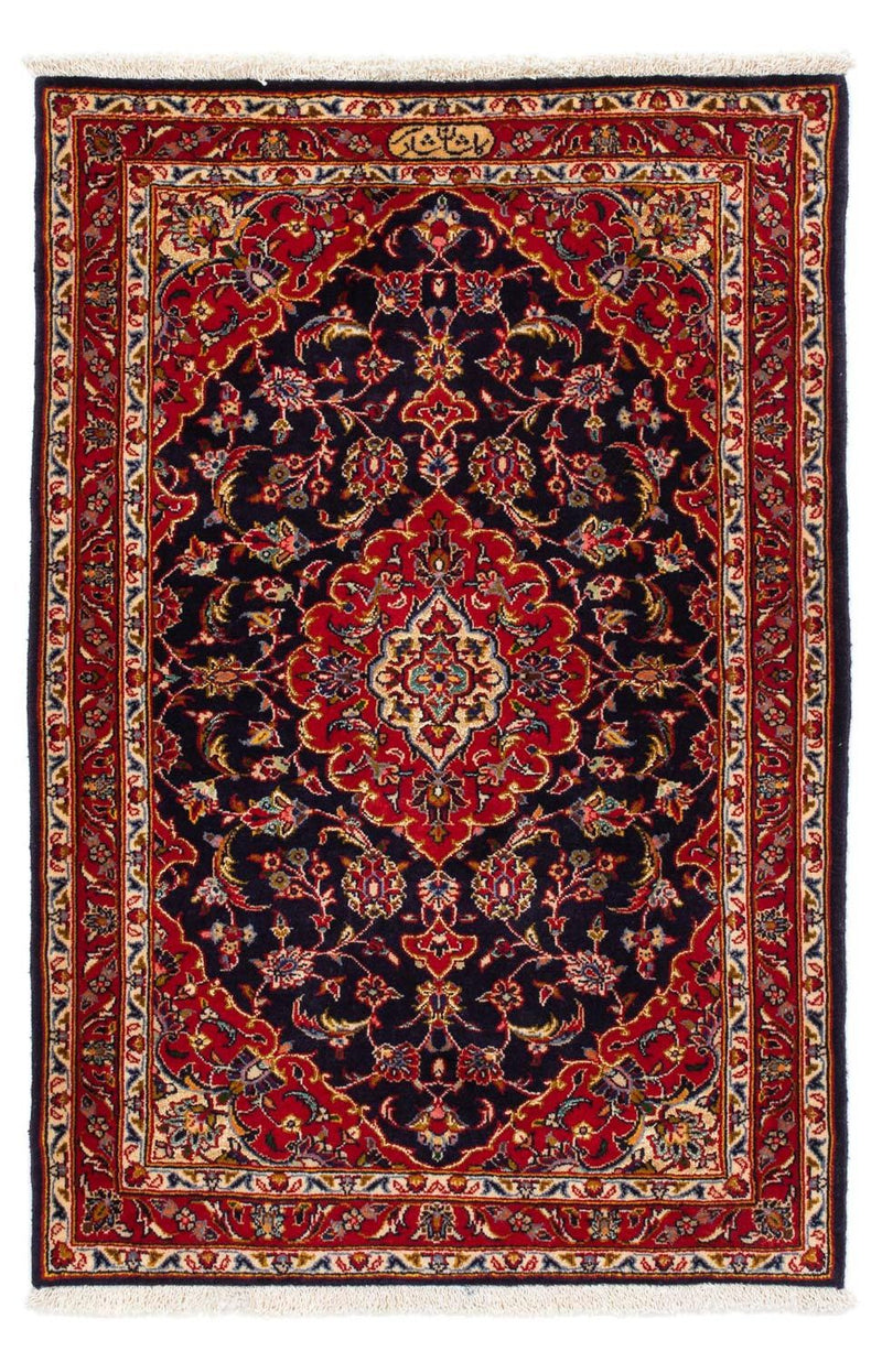 Perser Rug - Keshan - 121 x 79 cm - dark blue