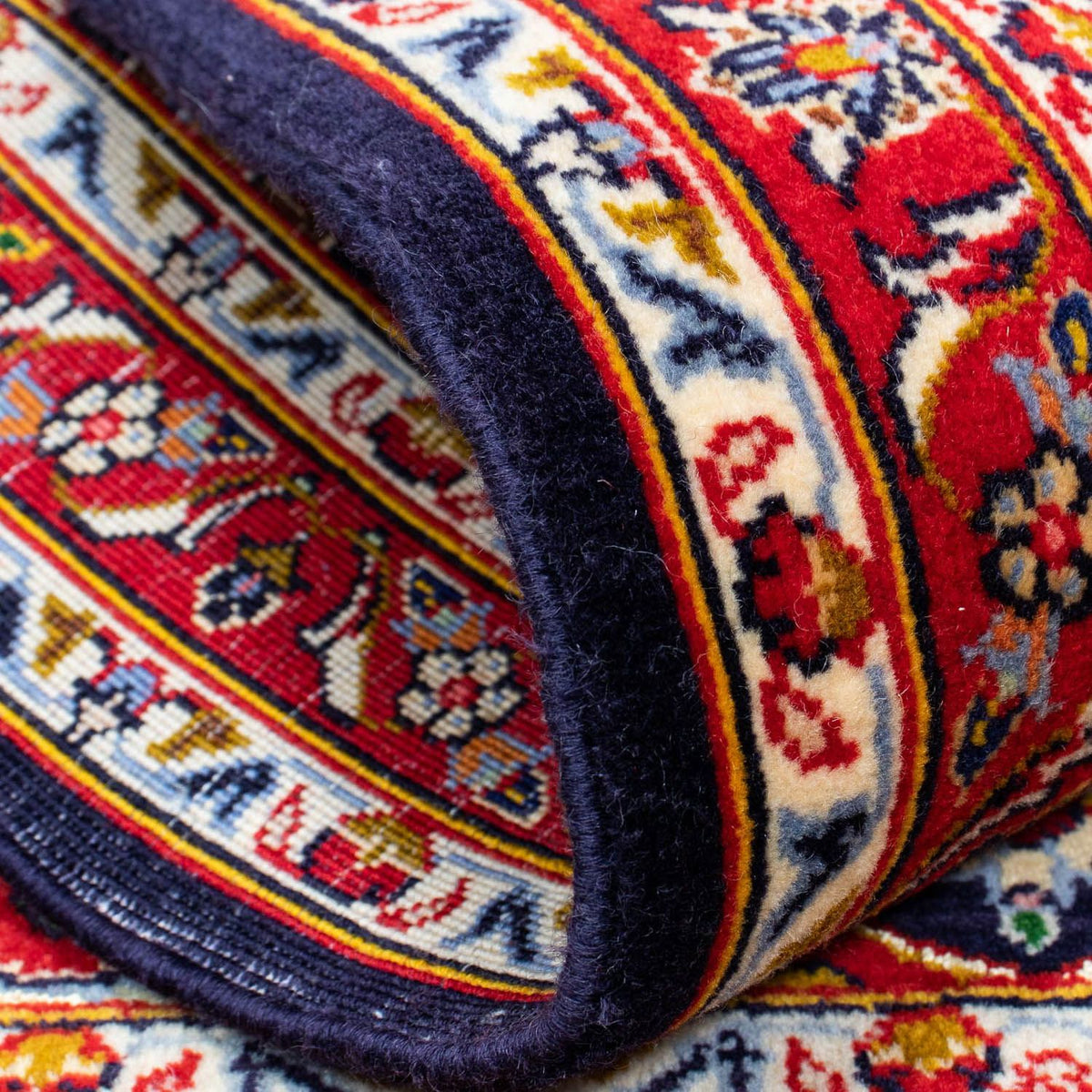 Perser Rug - Keshan - 121 x 79 cm - dark blue