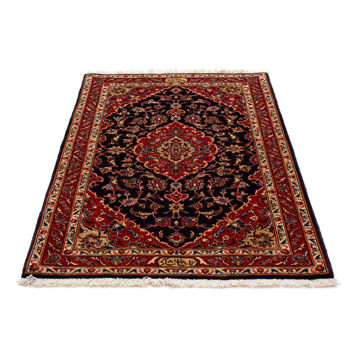 Perser Rug - Keshan - 119 x 80 cm - dark blue