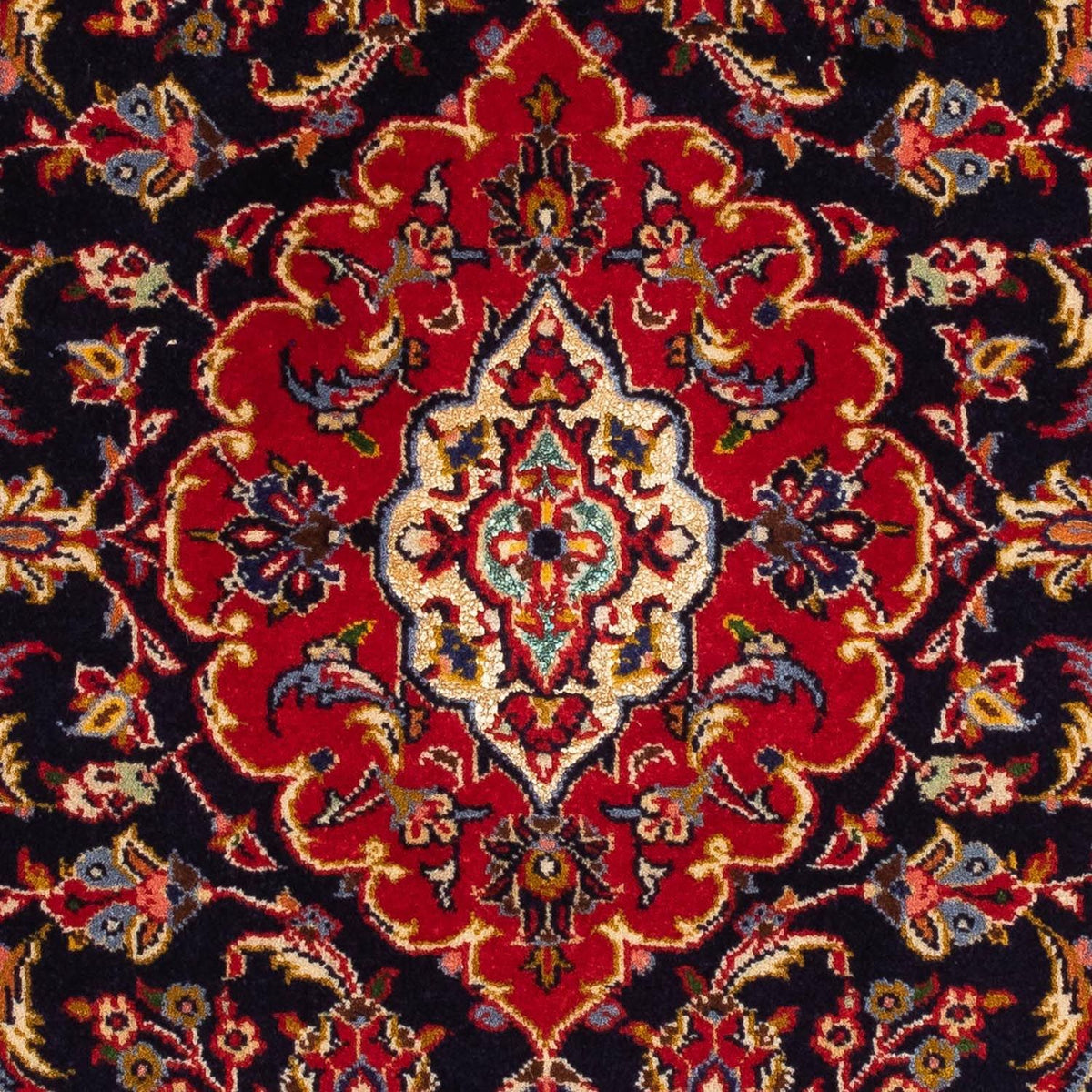 Perser Rug - Keshan - 116 x 80 cm - dark blue