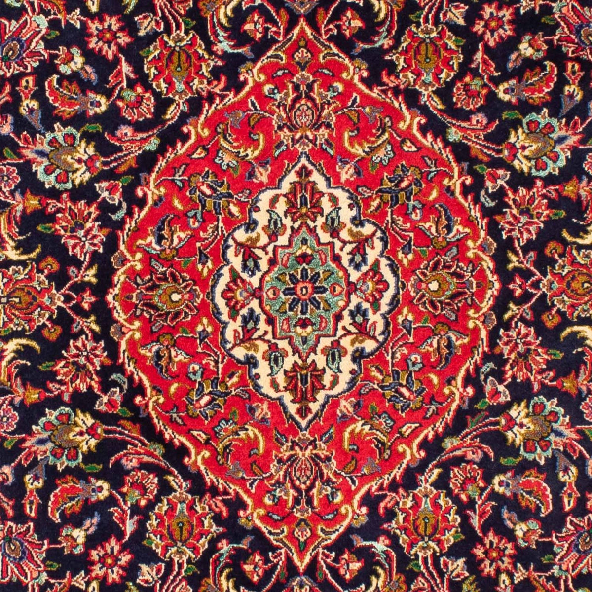Perser Rug - Keshan - 220 x 144 cm - red