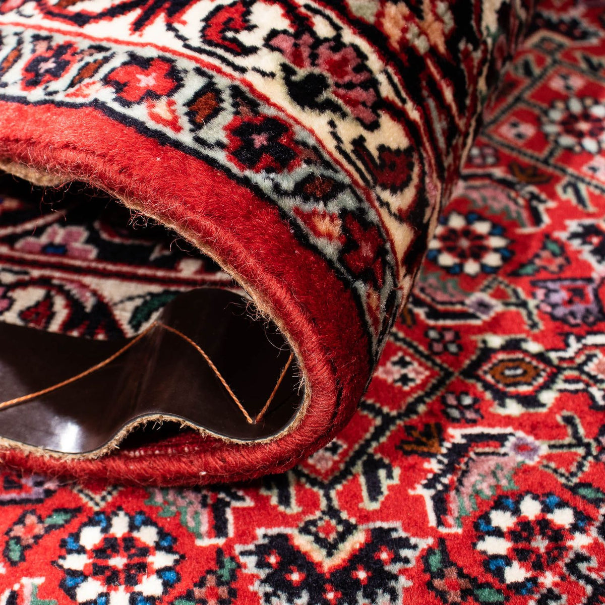 Perser Rug - Bidjar - 246 x 170 cm - dark red