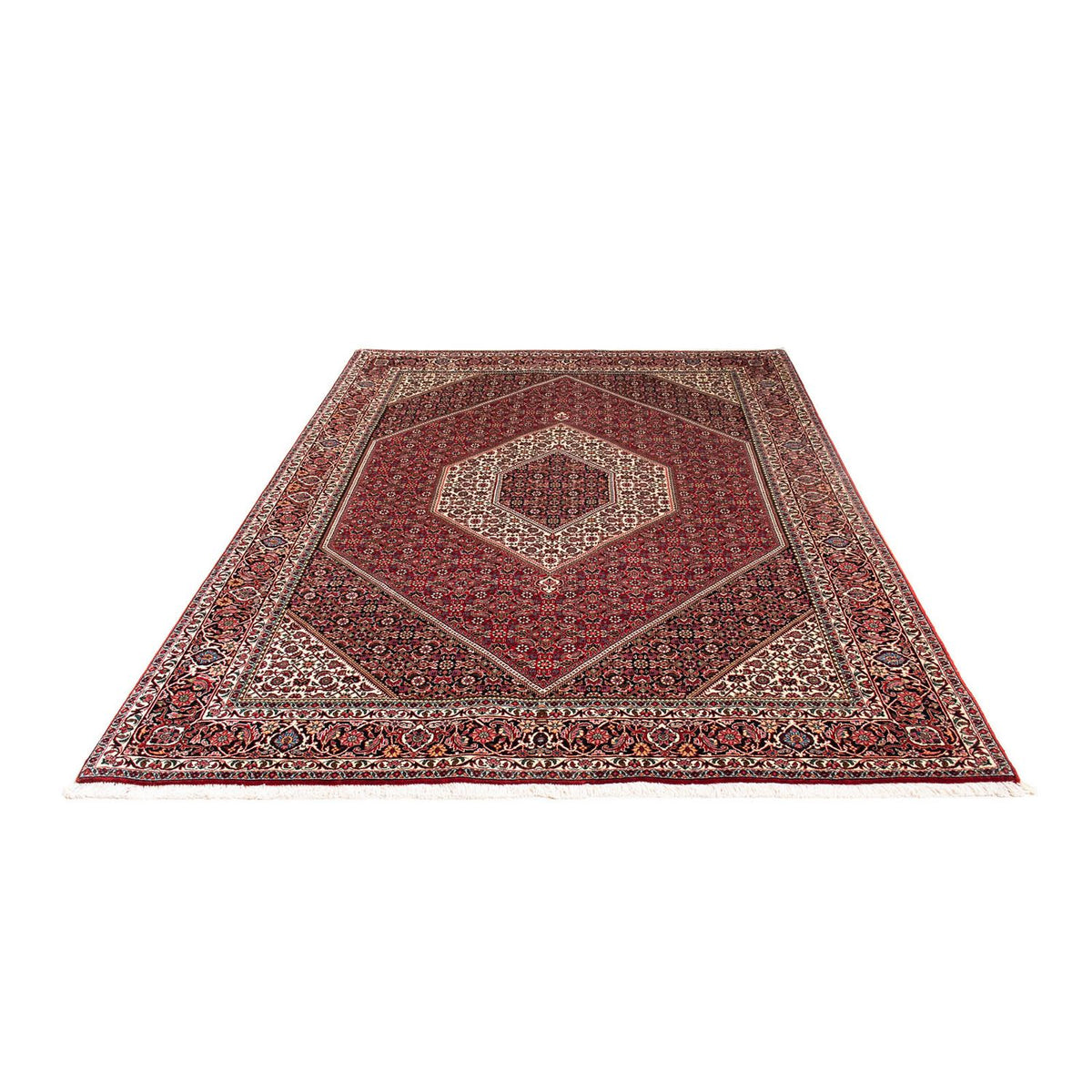 Perser Rug - Bidjar - 246 x 170 cm - dark red