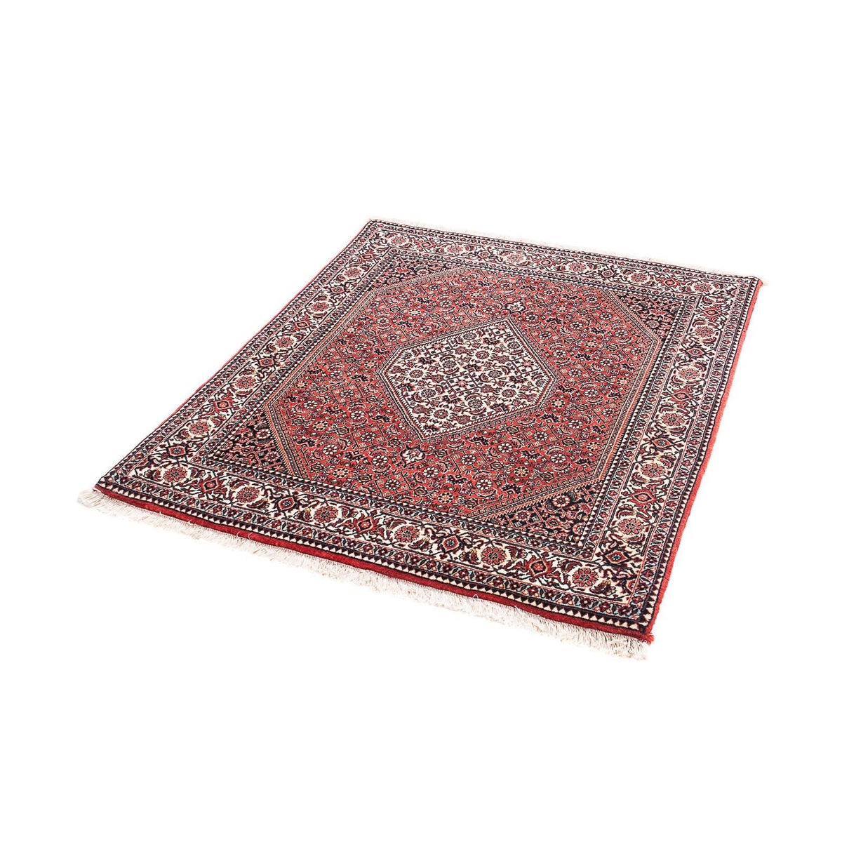 Perser Rug - Bidjar square  - 112 x 100 cm - red