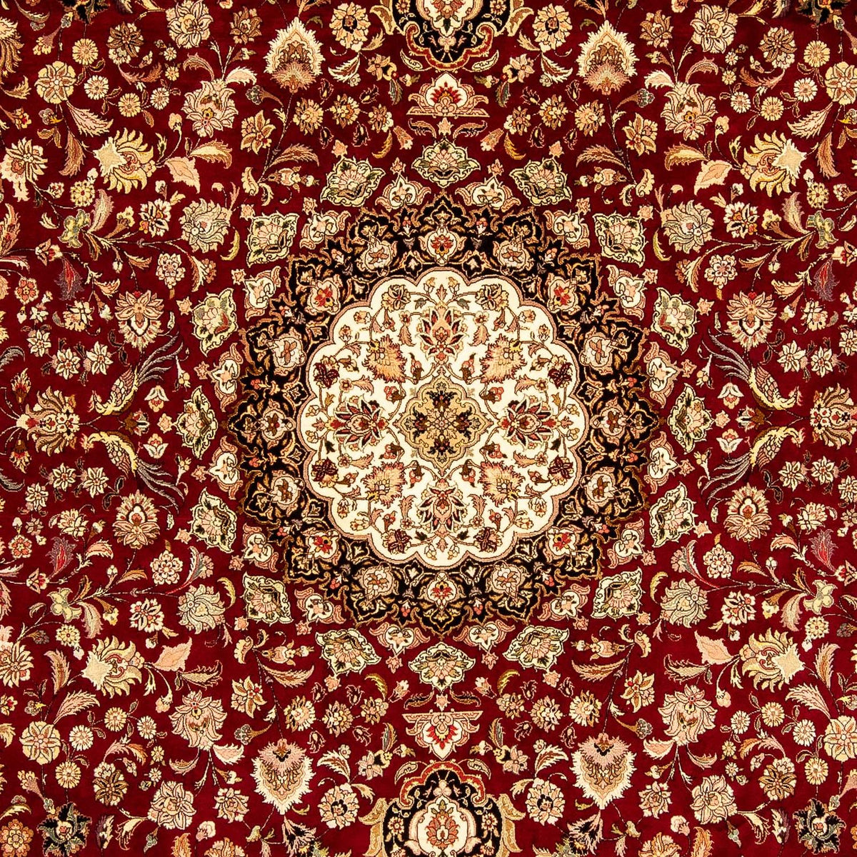Perser Rug - Tabriz - Royal - 364 x 247 cm - dark red