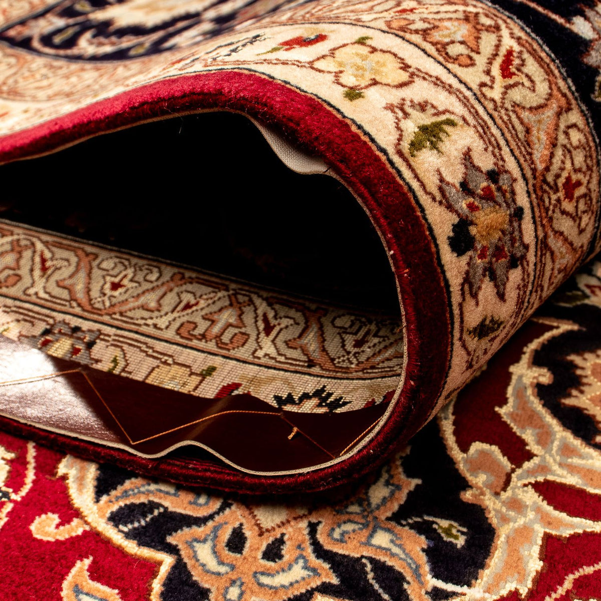 Perser Rug - Tabriz - Royal - 343 x 255 cm - dark red