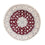 Perser Rug - Nain round  - 245 x 245 cm - dark red