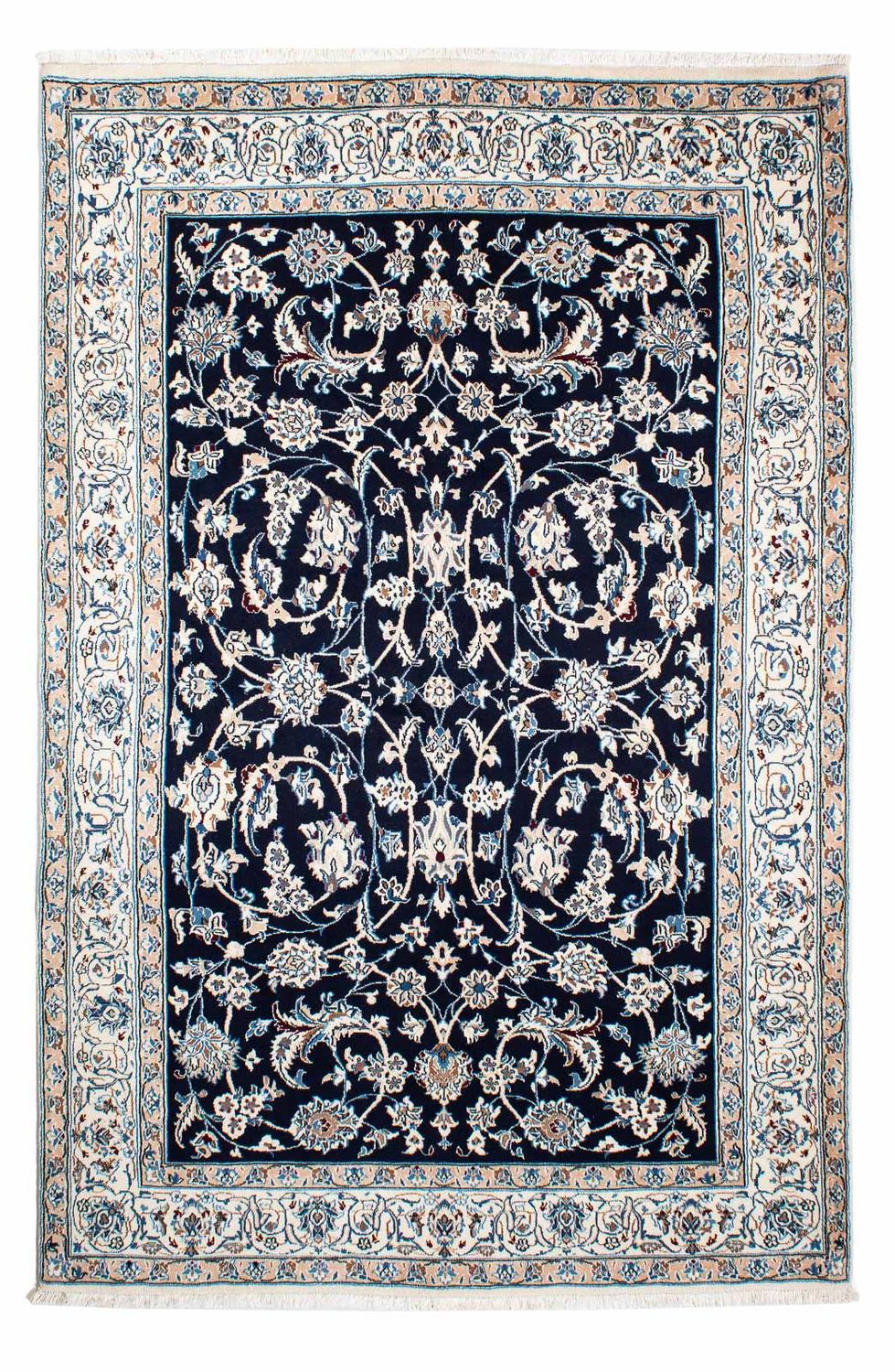 Perser Rug - Nain - Royal - 231 x 155 cm - dark blue