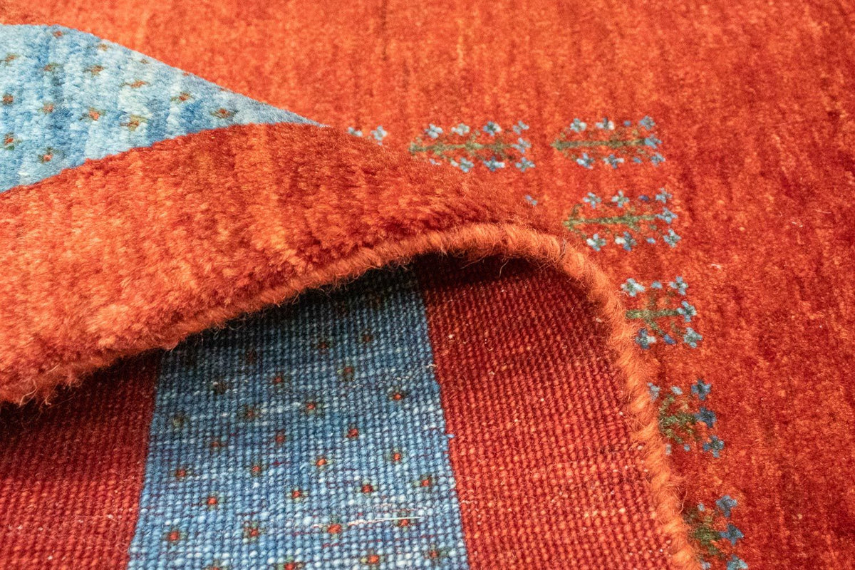 Runner Gabbeh Rug - Loribaft Perser - 174 x 88 cm - red