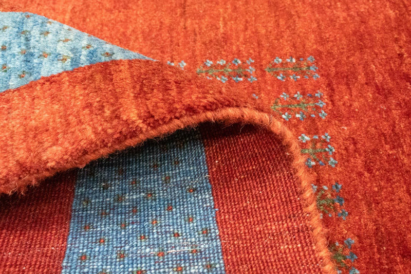 Runner Gabbeh Rug - Loribaft Perser - 174 x 88 cm - red