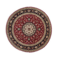Perser Rug - Tabriz - Royal round  - 245 x 245 cm - dark red